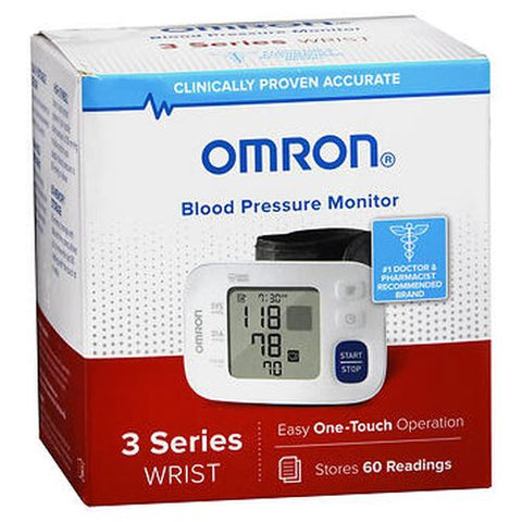Omron, Blood Pressure Monitor 3 Series Wrist BP6100, 1 Each Omron