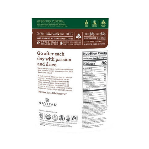 Navitas Organics, Organic Power Snack, Chocolate Cacao 8 oz Navitas Organics