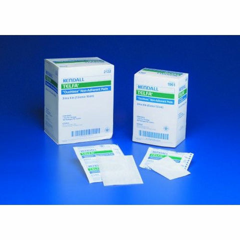 Cardinal, Non-Adherent Dressing TelfaOuchless Cotton 3 X 6 Inch Sterile, Count of 1 Cardinal