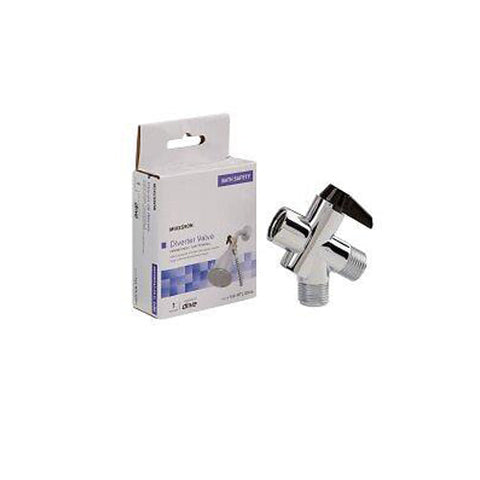 McKesson, Diverter Valve for Handheld Shower Spray or Shower Massager, 1 Each McKesson