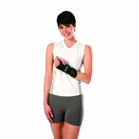 DJO, Wrist Brace AirCast  A2 Nylon / Foam Left Hand Black Large, Count of 1 DJO