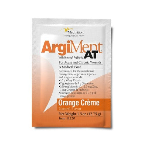 Medtrition, ArgiMent AT Orange Cream Flavor Powder, 1.5 Oz Medtrition