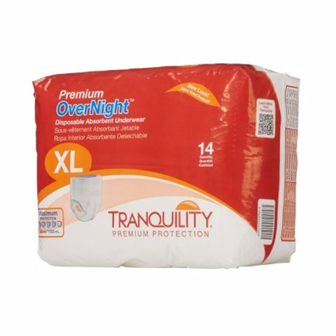 Tranquility, Unisex Adult Absorbent Underwear, Count of 14 Tranquility