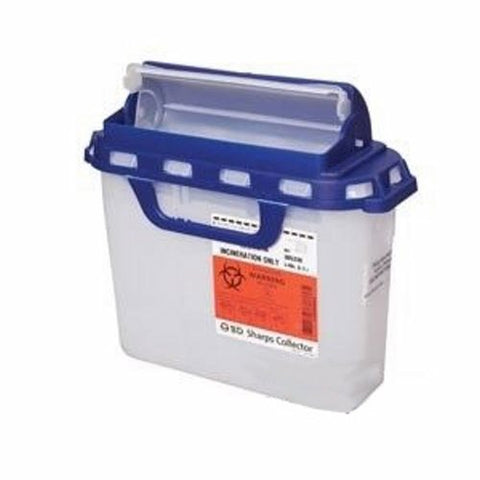 Becton Dickinson, Pharmaceutical Waste Container White Base 12 H X 12 W X 4-4/5 D Inch Horizontal Entry, Count of 20 Becton Dickinson