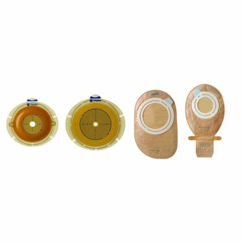 Coloplast, Ostomy Barrier Sensura  Flex Trim to Fit, Flexible Double Layer Adhesive 1-3/8 Inch Flange Green Cod, Box Of 5 Coloplast