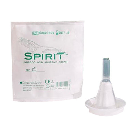 Bard, Male External Catheter Spirit1 Self-Adhesive Seal Hydrocolloid Silicone Small, Count of 100 Bard