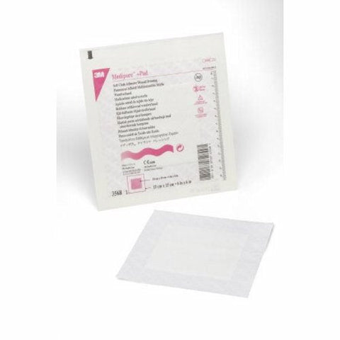3M, Composite Dressing Medipore 6 X 6 Inch Square Sterile Nonwoven Backing, 1 Each