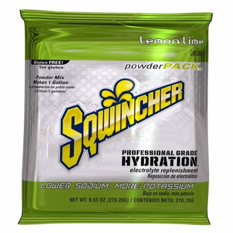 Kent Precision Foods, Electrolyte Replenishment Drink Mix Sqwincher  Powder Pack  Lemon-Lime Flavor 9.53 oz., 9.53 Oz, Box Of 20 Kent Precision Foods