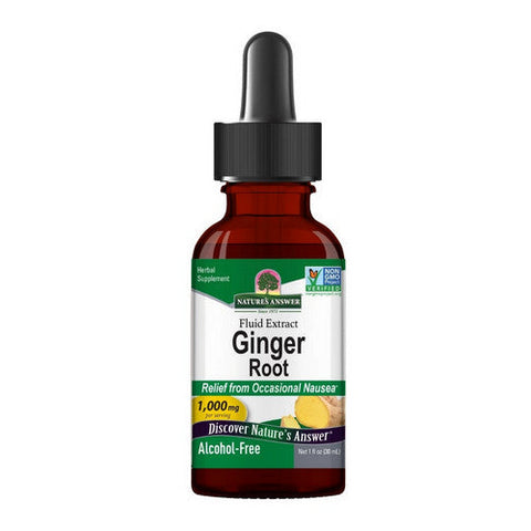 Nature's Answer, Ginger Root, ORGANIC ALCOHOL FREE, 1 OZ Nature's Answer