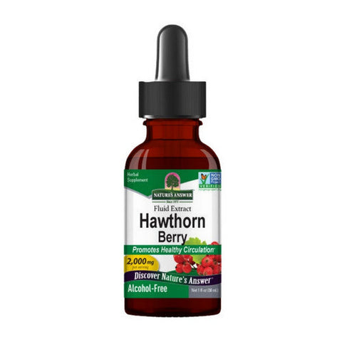 Nature's Answer, Hawthorn Berry Fluid Extract Alcohol-Free, 2000 Mg, 1 Oz Nature's Answer