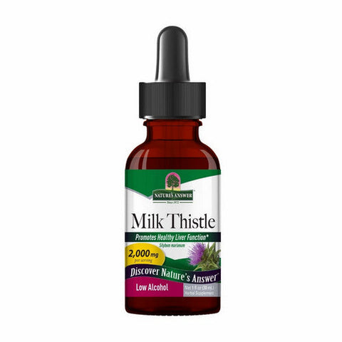 Nature's Answer, Milk Thistle Low Alcohol, 2000 Mg, 1 Oz Nature's Answer