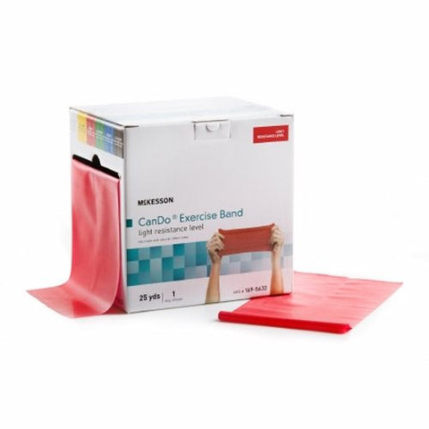 McKesson, Exercise Resistance Band 25 Yard Light Resistance, 5 Inch x 25 Yard McKesson