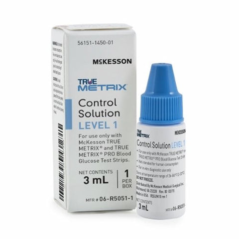 McKesson, Blood Glucose Control Solution, 3 Ml, Box Of 1 McKesson