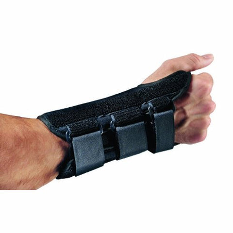 DJO, Wrist Brace Aluminum Foam Spandex Plastic Left Hand Black Large 79-87297, Count of 1 DJO