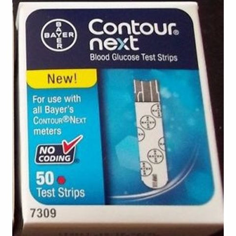 Blood Glucose Test Strips 50 Count by Contour