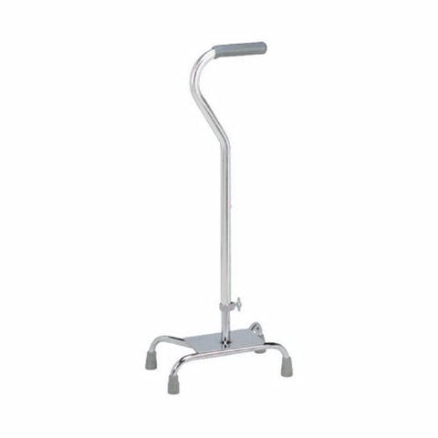 Carex, Large Base Quad Cane Carex  Aluminum 28 to 37 Inch Height Silver, Count of 1 Carex