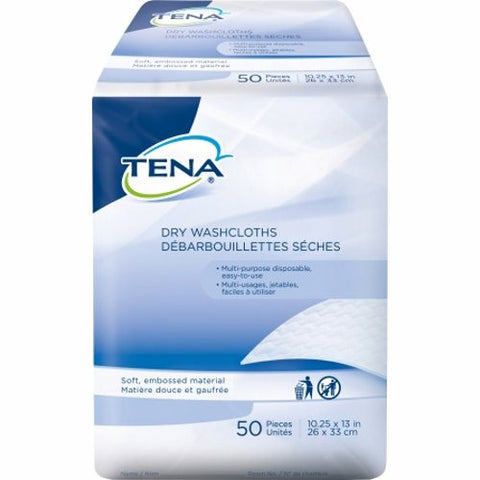 Washcloth 13-1/4 Inch Disposable Count of 20 by Tena