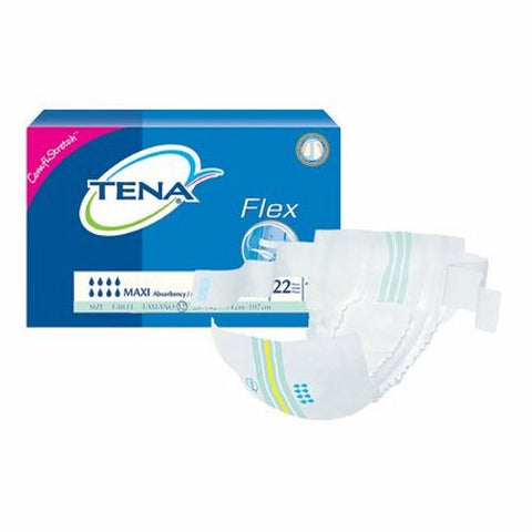 Tena, Unisex Adult Incontinence Belted Undergarment ProSkin Flex Maxi Size 12 Disposable Heavy Absorbency, Count of 22 Tena