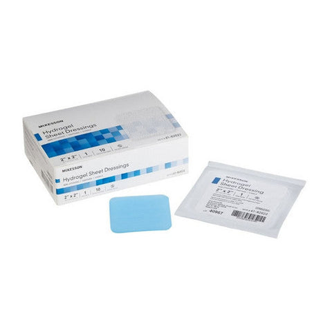 McKesson, Hydrogel Dressing McKesson 2 X 2 Inch Square Sterile, Count of 1 McKesson