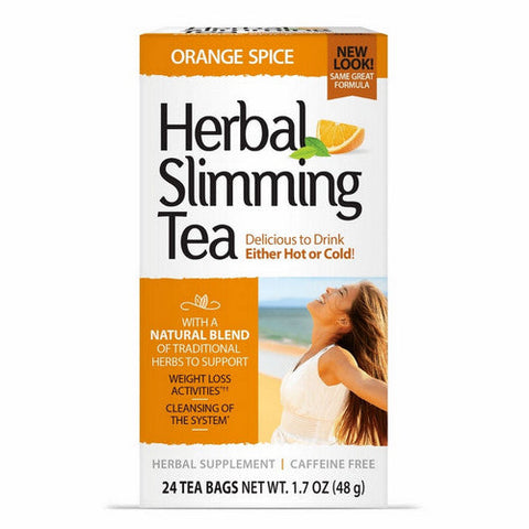 21st Century, Herbal Slimming Tea Orange Spice, 24 Bags 21st Century