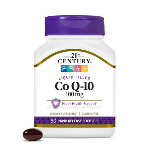 21st Century, Liquid Filled Coq-10, 100 Mg, 90 Softgels 21st Century