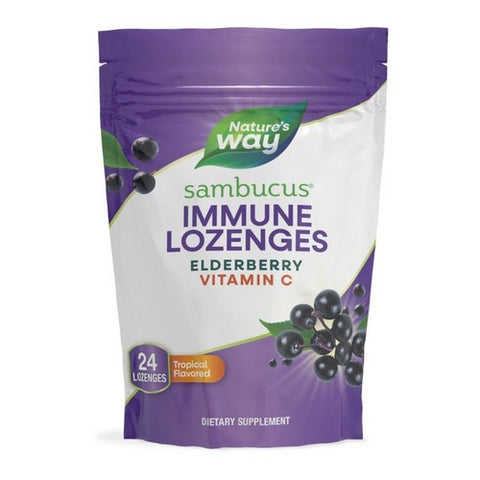 Sambucus Vitamin C Lozenges 24 Lozenges by Nature's Way