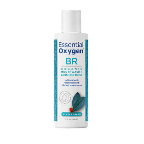 Essential Oxygen, Organic Brushing Rinse, Wintergreen 3 Oz Essential Oxygen