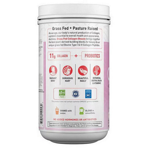Garden of Life, Grass Fed Collagen Beauty Strawberry Lemonade Powder, 9.52 Oz Garden of Life