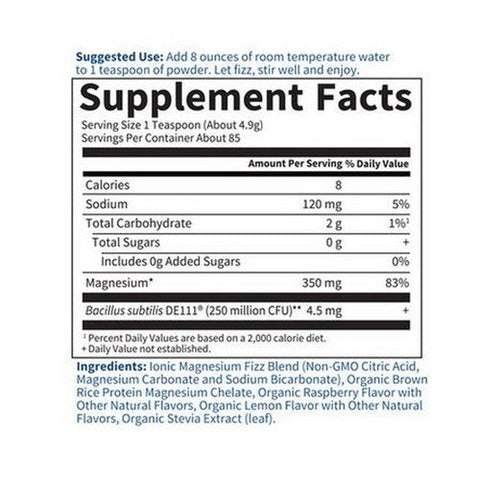 Garden of Life, Dr. Formulated Magnesium Powder, Raspberry Lemon, 14.9 Oz Garden of Life