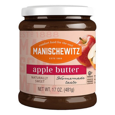 Manischewitz, Original Apple Butter Fruit Spread, 17 Oz(Case Of 6) Manischewitz