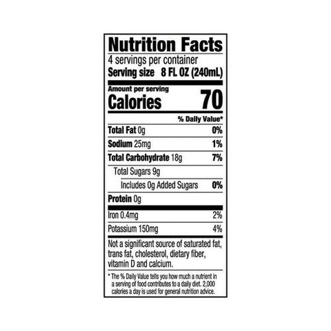 Rw Knudsen Family, Just Cranberry Juice, Case of 6 X 32 Oz