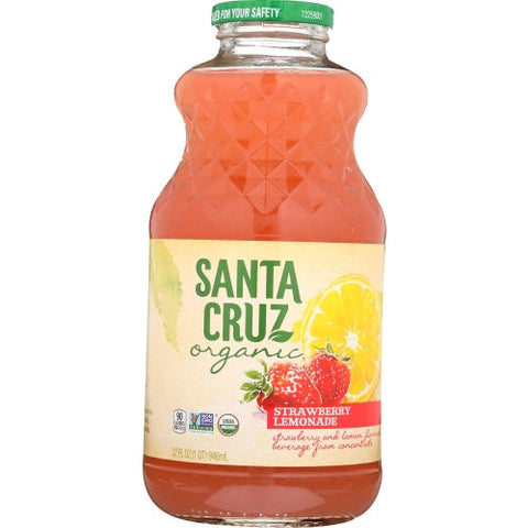 Santa Cruz, Juice Strwbrry Lemonade Org, Case of 12 X 32 Oz