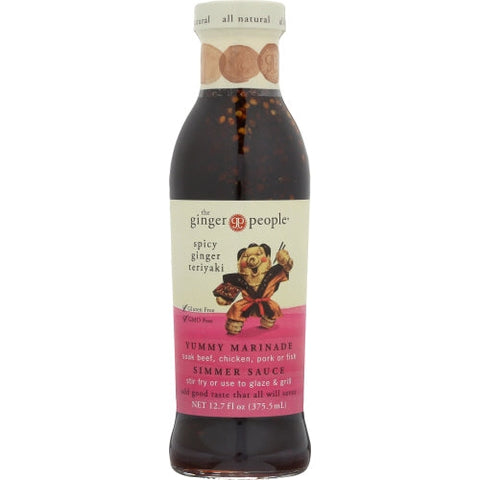 Ginger People, Sauce Teriyaki Gngr Spcy, Case of 12 X 12.7 Oz