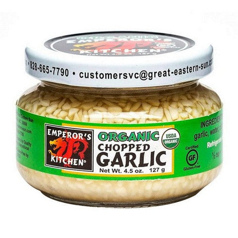 Emperors Kitchen, Garlic Chopped, 4.5 Oz(Case Of 12) Emperors Kitchen