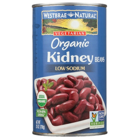 Westbrae, Bean Kidney Org, Case of 12 X 25 Oz