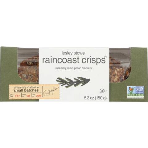 Lesley Stowe, Crisps Rsmry Raisin Pecan, 5.3 Oz(Case Of 12) Lesley Stowe