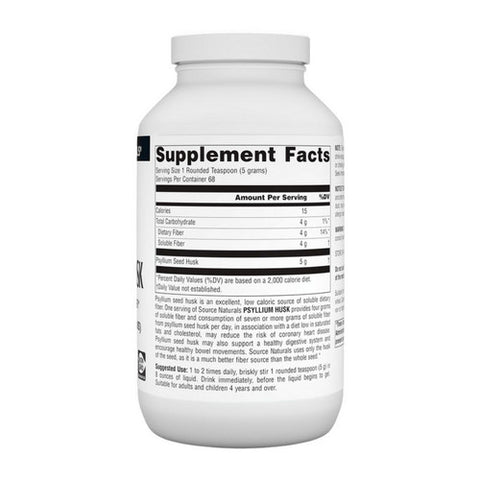 Source Naturals, Psyllium Husk Powder, 12 oz (340 g) Source Naturals