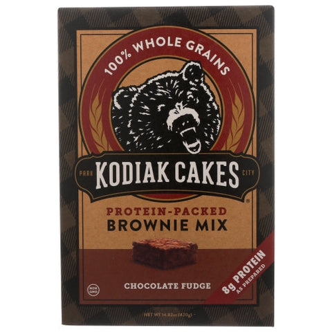 Kodiak Cakes, Brownie Mix Chocolate Fudge, 14.82 Oz(Case Of 6) Kodiak Cakes