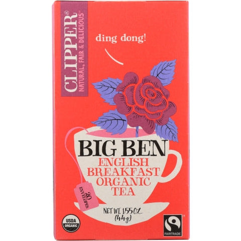 Clipper, Tea Big Ben Black Org, 1.55 Oz(Case Of 6) Clipper