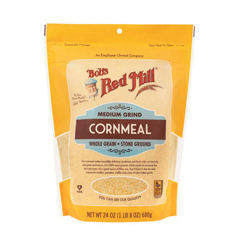 Bobs Red Mill, Medium Grind Corn Meal, 24 Oz(Case Of 4) Bobs Red Mill
