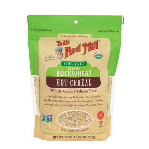 Bobs Red Mill, Organic Creamy Buckwheat Hot Cereal, 18 Oz(Case Of 4) Bobs Red Mill