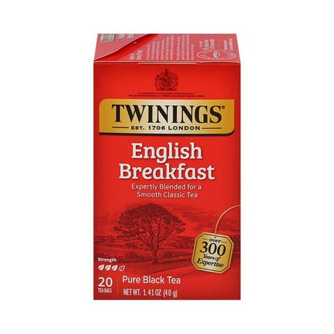 Twinings, English Breakfast Tea, 20 Bags(Case Of 6) Twinings