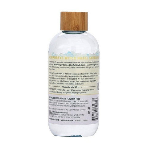 Humphreys Homeopathic Remedies, Organic Calm And Clarify With Lavender Toner, 8 Oz Humphreys Homeopathic Remedies