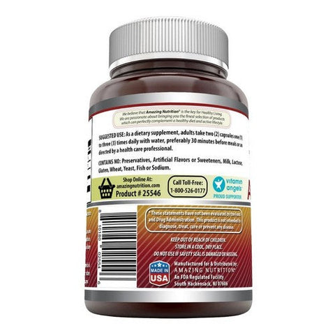 Amazing Nutrition, Amazing Formulas Apple Pectin, 1400 mg, 120 Caps Amazing Nutrition