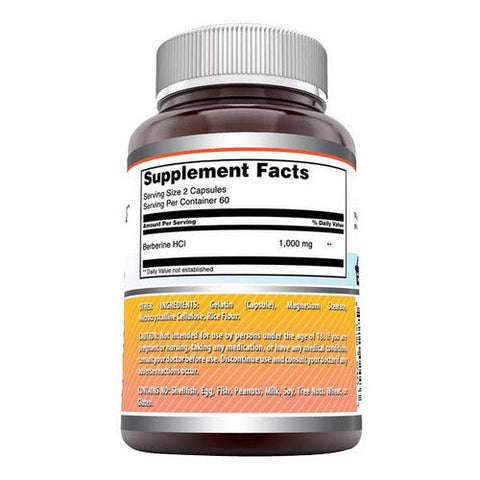 Amazing Nutrition, Amazing Formulas Berberine, 1000 Mg, 120 Caps Amazing Nutrition