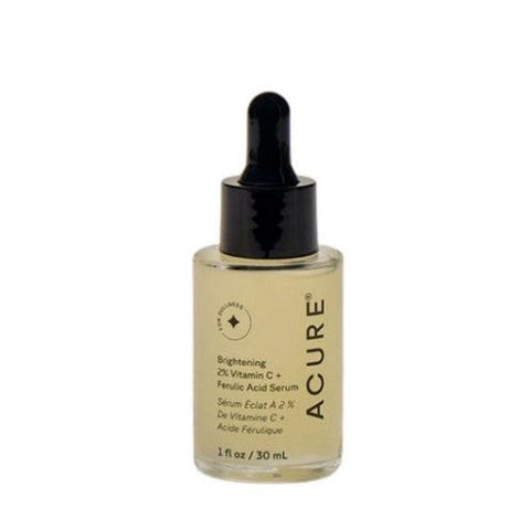 Acure, Brightening 2% Vitamin C Plus Ferulic Acid Serum, 1 Oz Acure