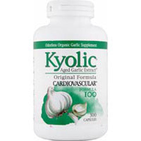 Kyolic, Aged Garlic Extract Cardiovascular Health Original Formula 100, YEAST FREE #103, 200 TAB Kyolic
