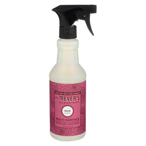 Mrs. Meyer's, Multi-Surface Everyday Cleaner Mum Scent, 16 Oz (Case of 6) Mrs. Meyer's
