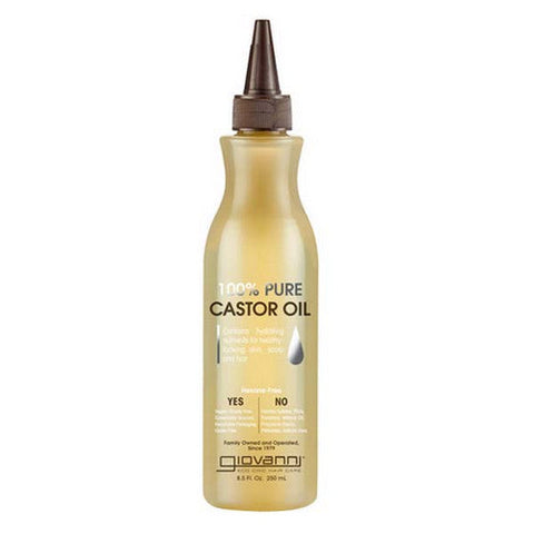 Giovanni Cosmetics, 100% Pure Castor Oil, 8.5 Oz Giovanni Cosmetics