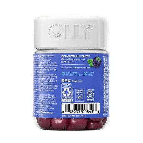 Olly, Extra Strength Sleep Gummies Blackberry Zen, 50 Count Olly